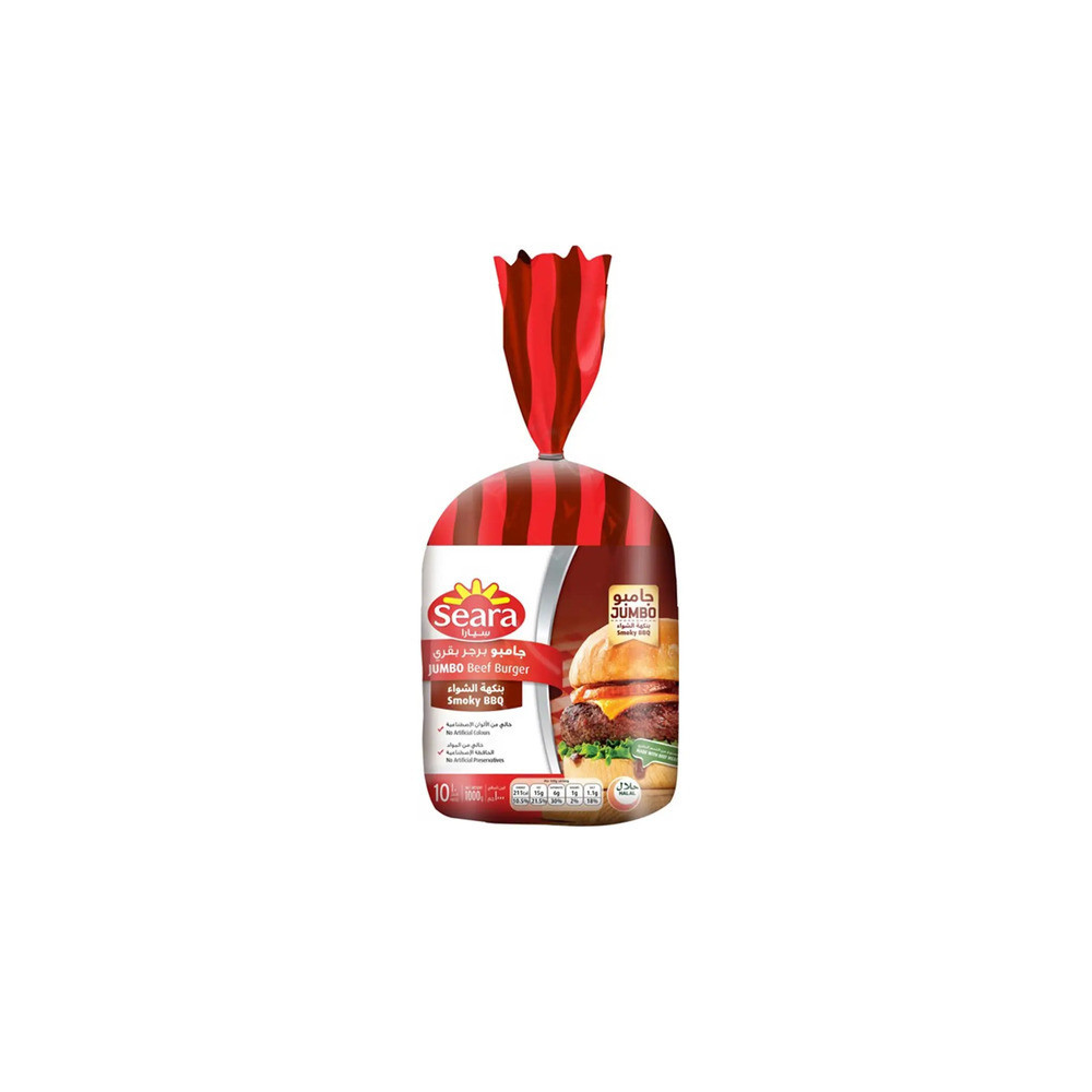 Seara Beef Burger Smoky Bbq 1000g