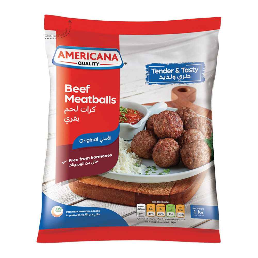Americana Beef Meat Balls 1 Kg