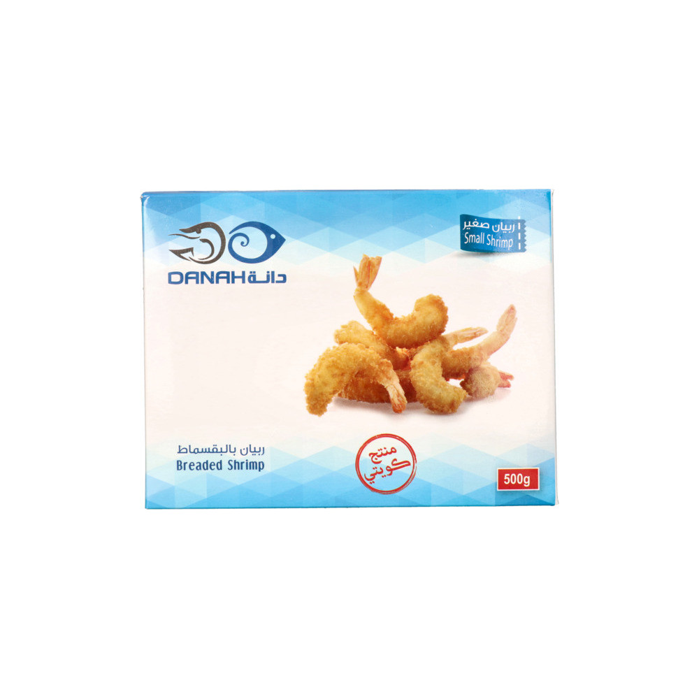 Al-Dana Small Torpedo Breaded Shrimp 500g