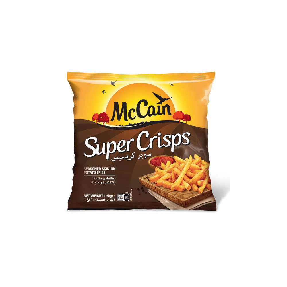 McCain Super Crisp Seasoned Fries 1.5 Kg