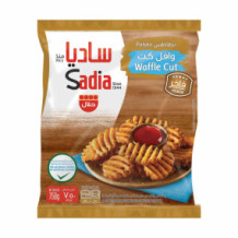 بطاطس وافل مجمدة متبلة من ساديا ٧٥٠ جم
