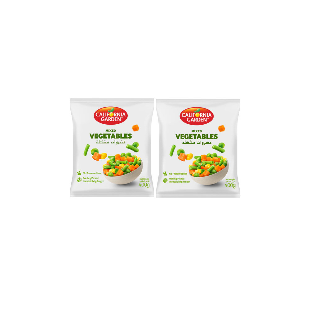 California Garden mixed vegetables 2 pieces 400 gm