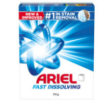 Ariel Powder Laundry Detergent Original Scent 3 kg