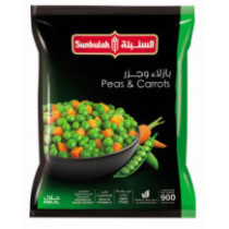 Sunbulah peas and carrots 800g