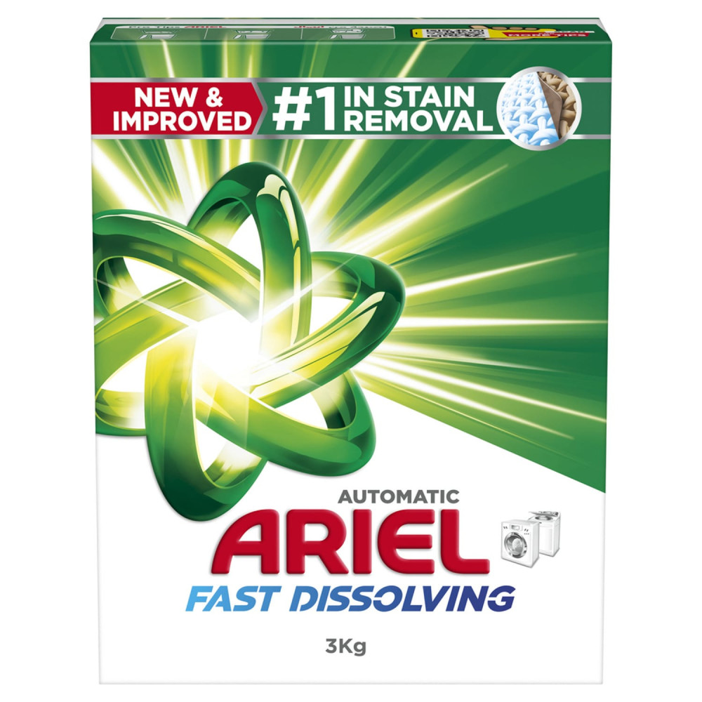 Ariel Automatic Powder Laundry Detergent Original Scent 3 kg