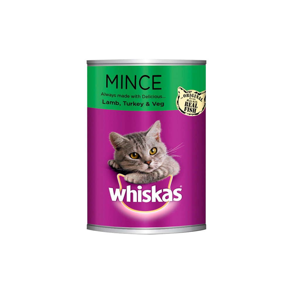 Minced Beef and Turkey Whiskas 400 gm