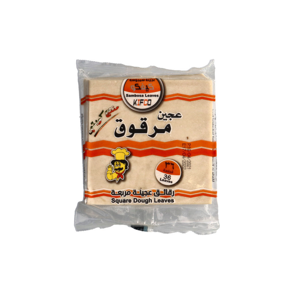 كيفكو رقائق عجبنة مربعة 360جم 36حبة