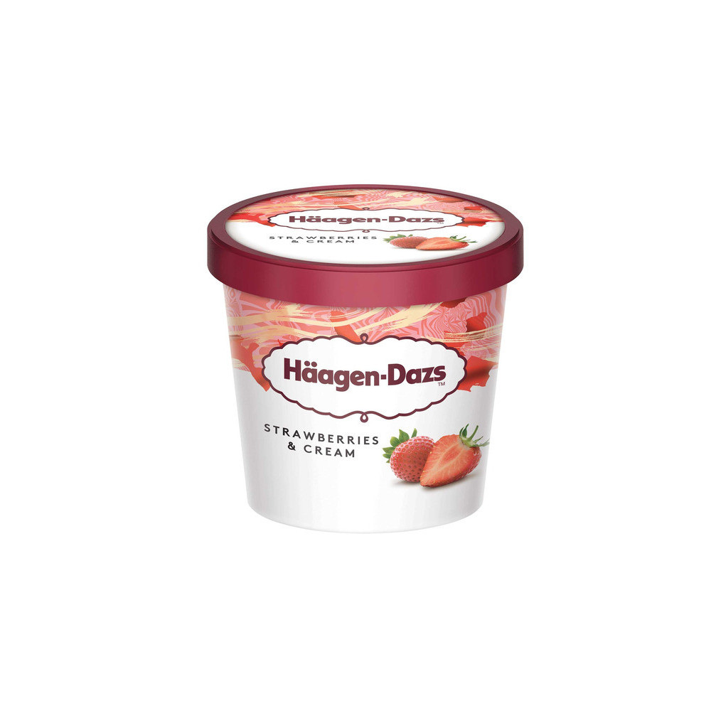 Hagen Daz Ice Cream 100 ml Strawberry Cups