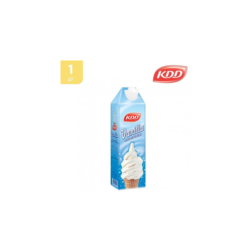 KDD Vanilla Liquid Ice Cream 1 Liter