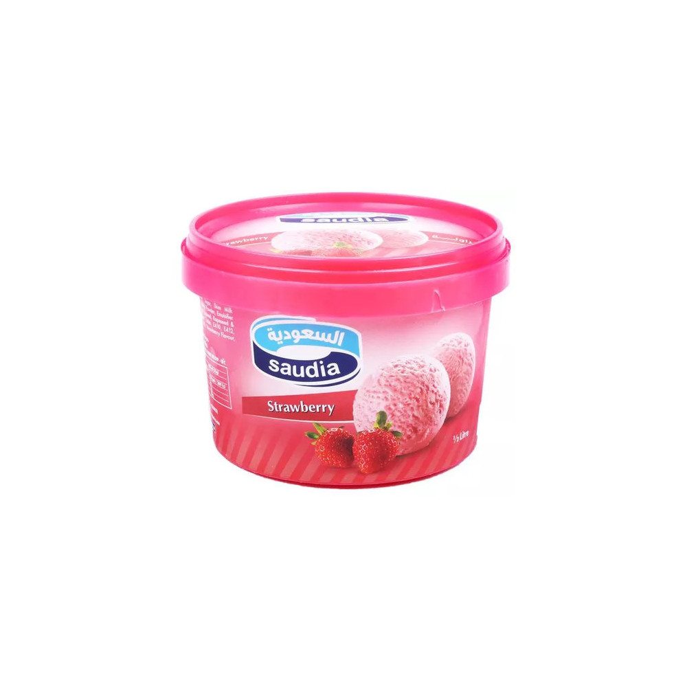 Saudi Ice Cream Strawberry Pail 500 ml