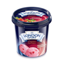 London Natural Strawberry Ice Cream 125 ml