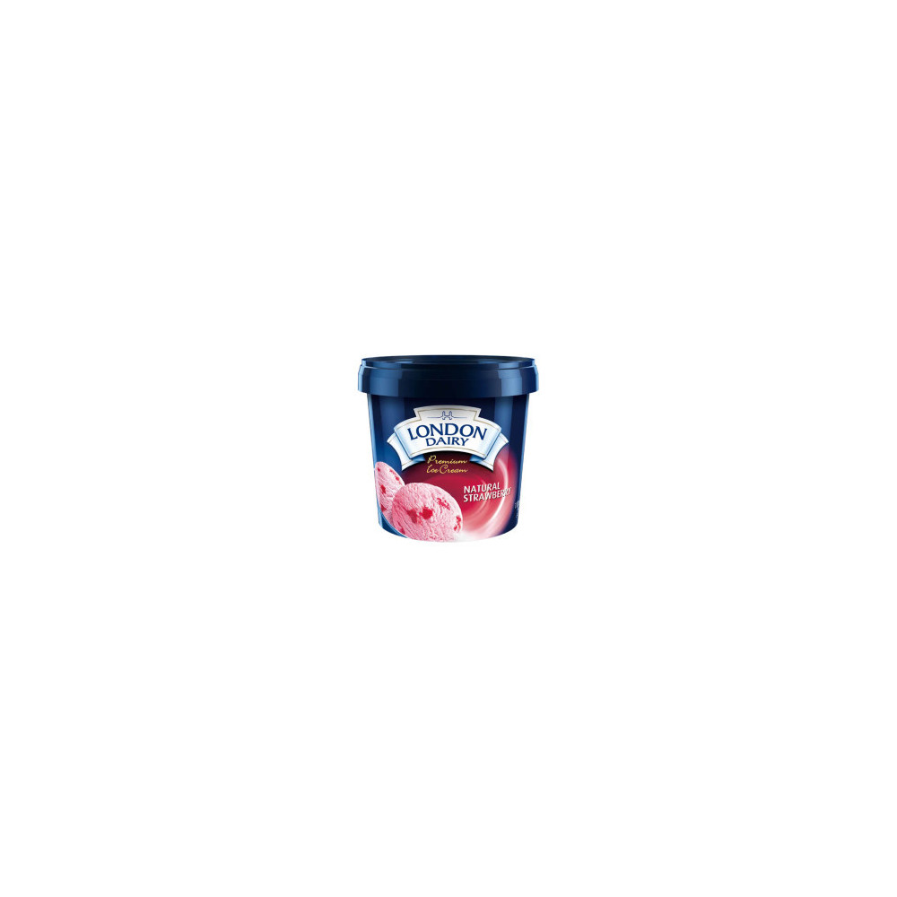 Strawberry and cheese ice cream 1 liter London Dairy