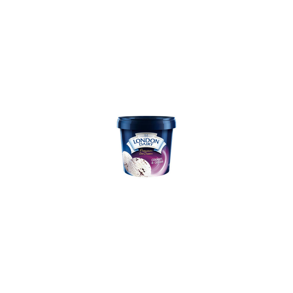 London Dairy Premier ice cream 1000 ml Cookies