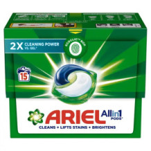 Ariel Laundry Capsules For Clothes 15 Pieces Regular
