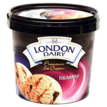 London Dairy Premier Ice Cream 1000m Tiramisu