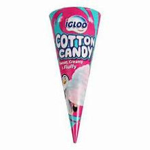 Cotton Candy Cone Ice Cream 120 ml