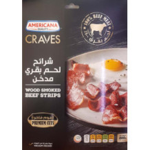 Americana Crisps Beef Sliced Bacon 200g