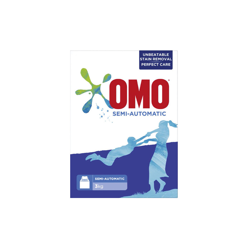 Omo Semi-Automatic Powder Laundry Detergent, Active 3 kg
