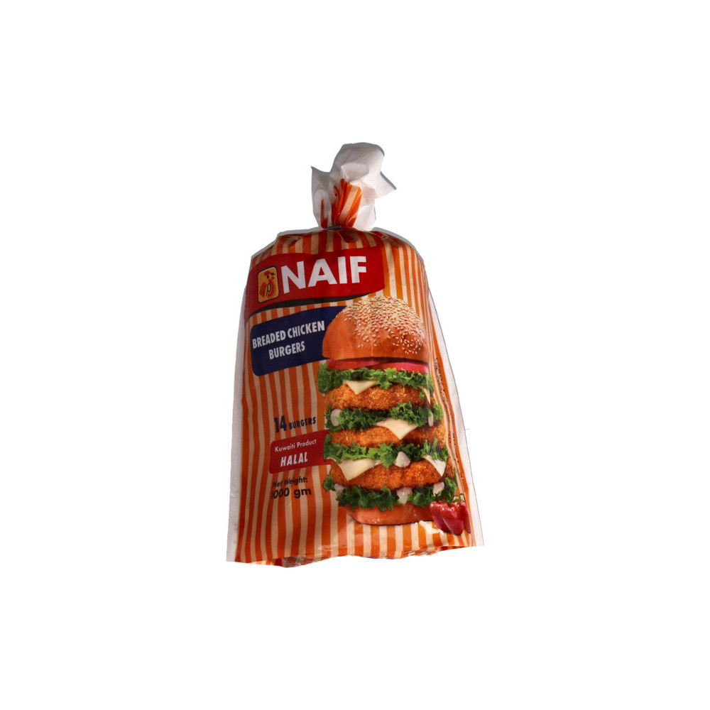 NAIF BREADED CHICKEN BURGER 20S 1KG