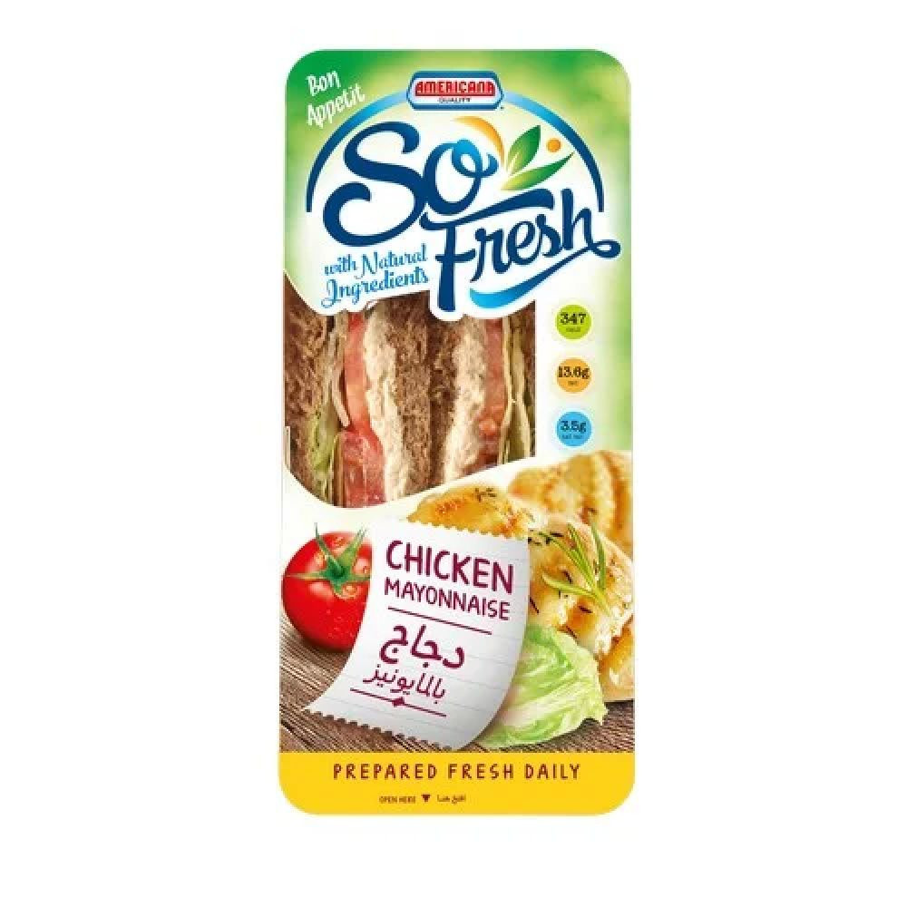 So-Fresh Chicken Mayonnaise Sandwich Brown 166gm