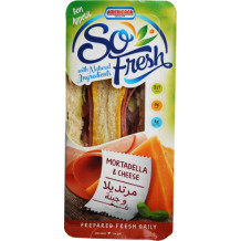 So-Fresh Mortadella Sandwich White Bread 153gm