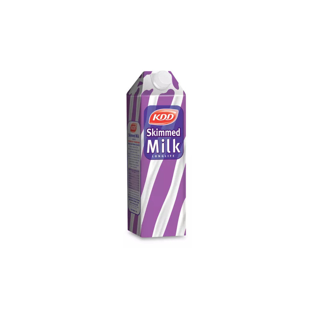 KDD Long, Life Skimmed Milk 4 x 1Ltr