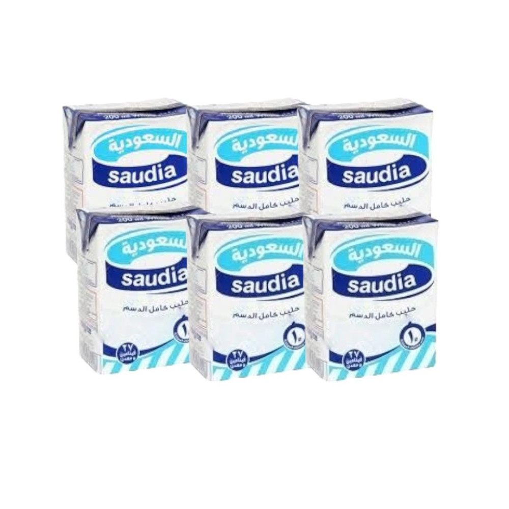 حليب السعودية كا مل الدسم (6 200 مل)