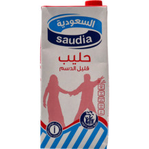 Saudia Low Fat Milk Long Life 1Ltr