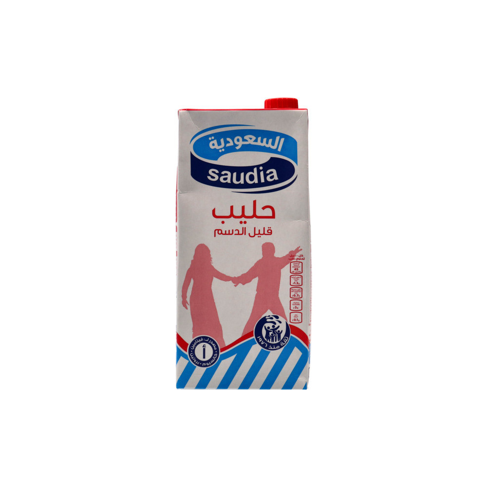 Saudia Low Fat Milk Long Life 1Ltr