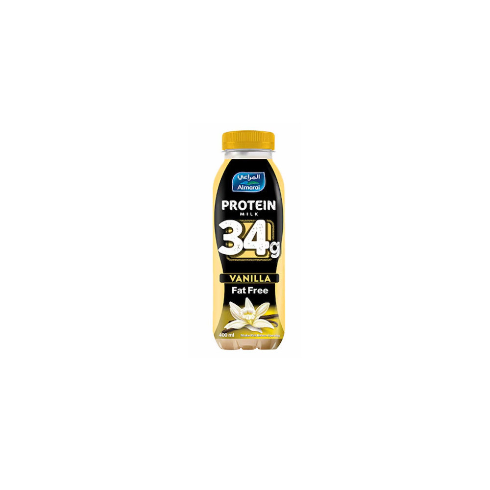 Almarai Protein Milk 34 g Fat-Free 400 ml Vanilla