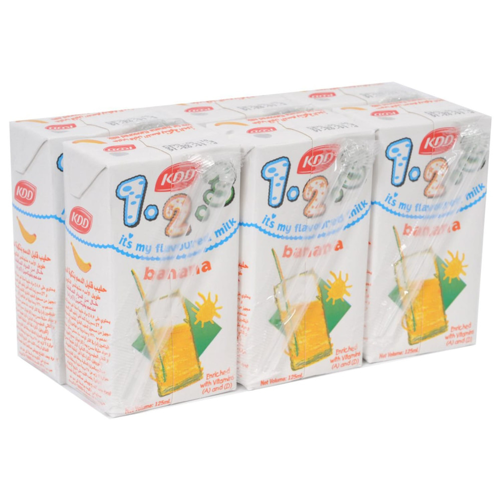 KDD Flavored Milk (Banana) 6 x 125 ml