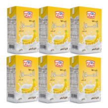 KD Cow Banana Milk 6 Pieces 250