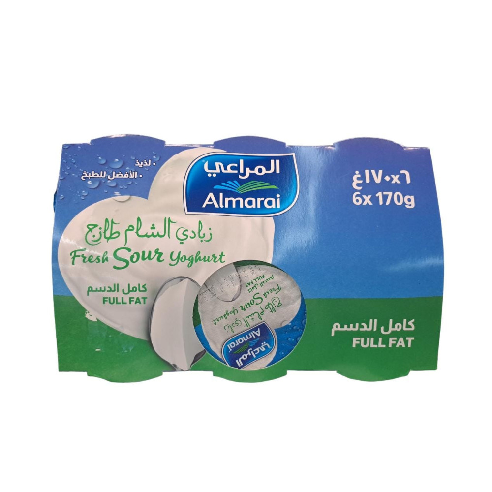 زبادى الشام كامل الدسم المراعى 6 170 جم