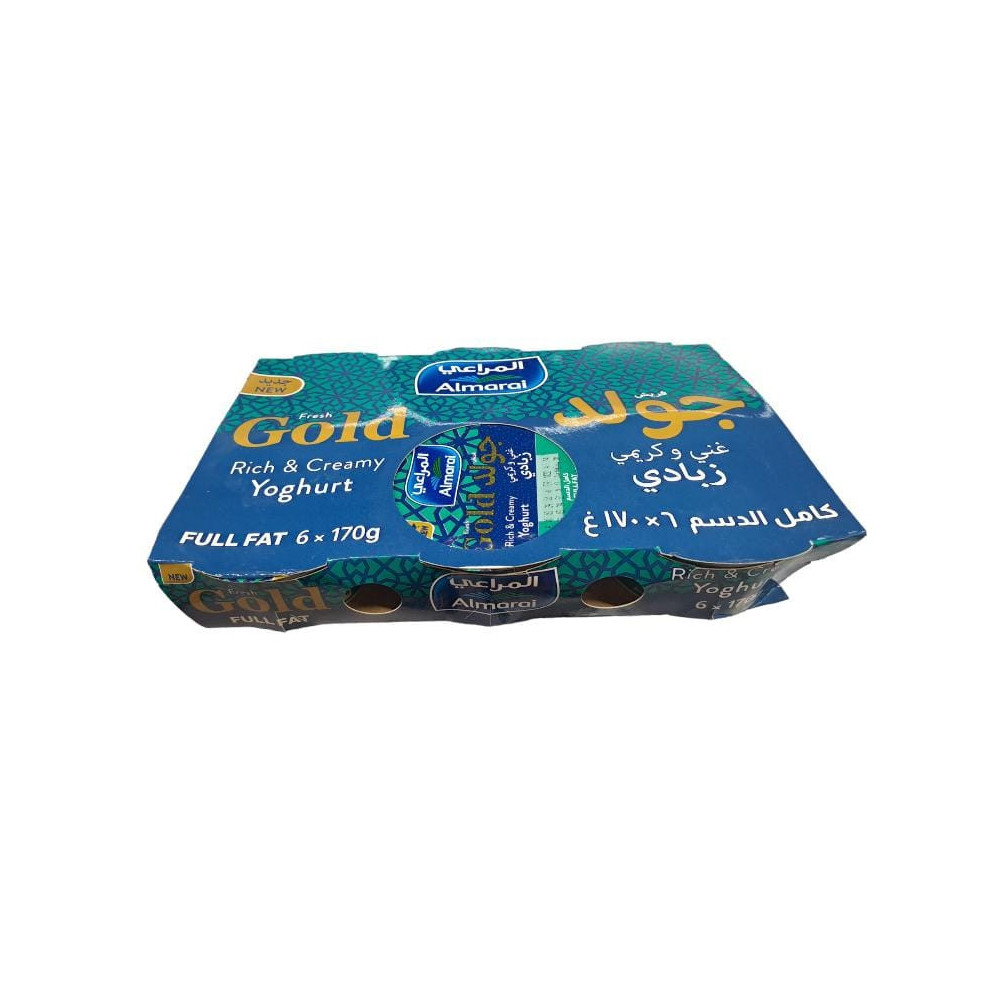 Almarai Gold Full Fat Yogurt 6 170 Vitamin+Protein