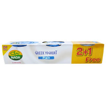 Plain Greek Yogurt 160 g Full Fat 3 pieces
