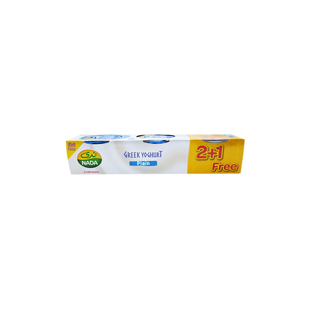 Plain Greek Yogurt 160 g Full Fat 3 pieces