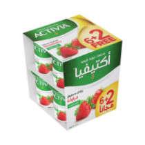 زبادى اكتيفيا فراولة 120جم 6+2 مجانا