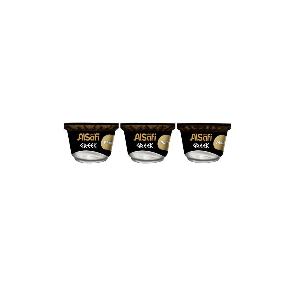 زبادي يوناني الصافي سادة 150 جم 2+1 مجانا