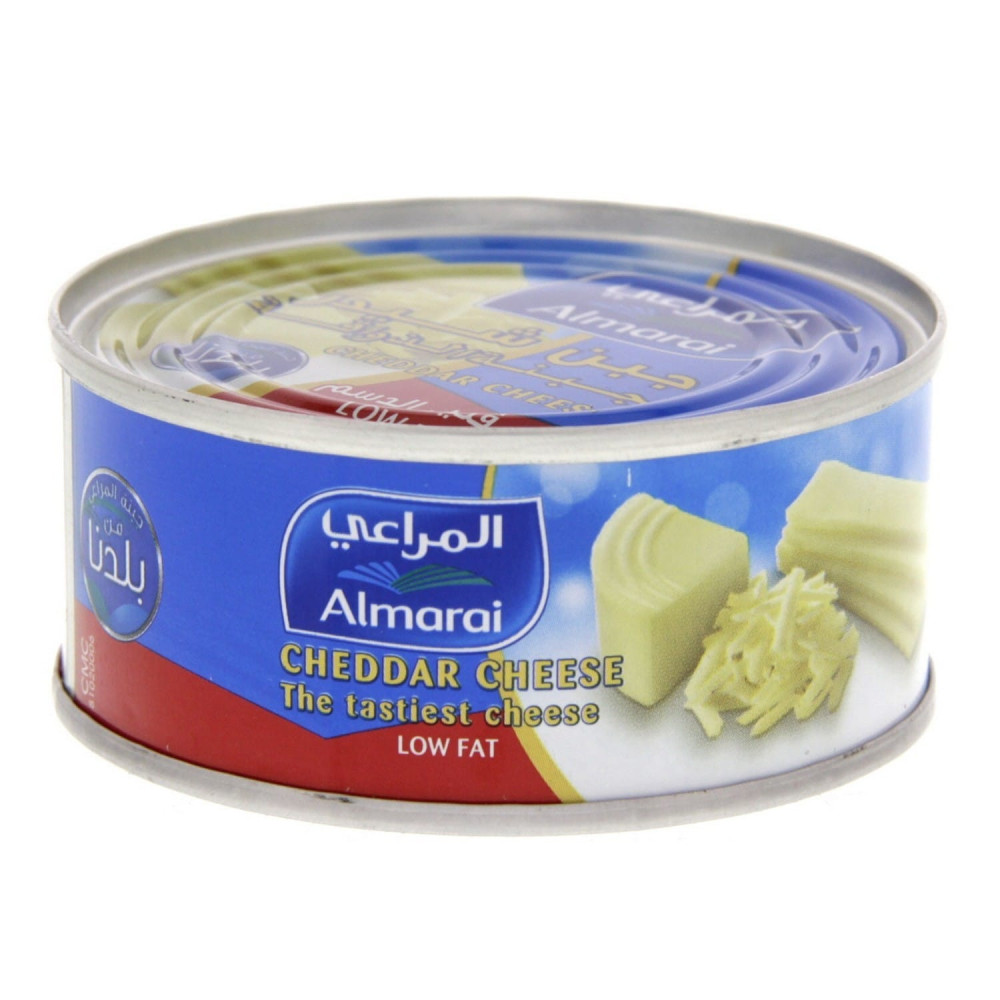 Almarai Cheddar Cheese Low Fat Cans 113 gm