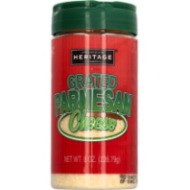 Heritage Grated Parmesan Cheese 8 oz