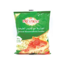President Cheddar Cheese With Grated Mozzarella 200g