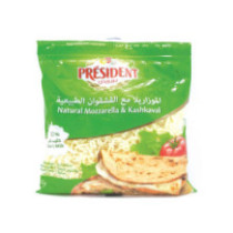 President Mozzarella Cheese With Kashkaval 400gm