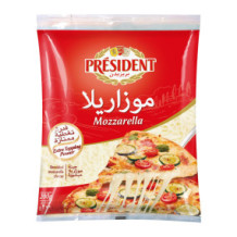 جبنة بريزدنت موزاريلا مبشورة 200جم