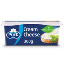 Puck Cream Cheese Spreadable Plain 300g