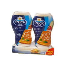 Puck Cream Squeeze Cheese 400 gm 2 Pieces
