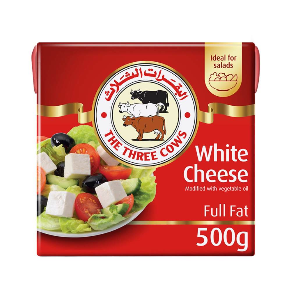 Three Cows Feta Cheese Red Low Salt 500g