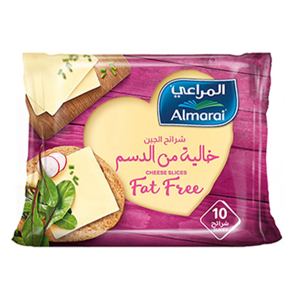 Almarai Fat-Free Cheese Slices 200g