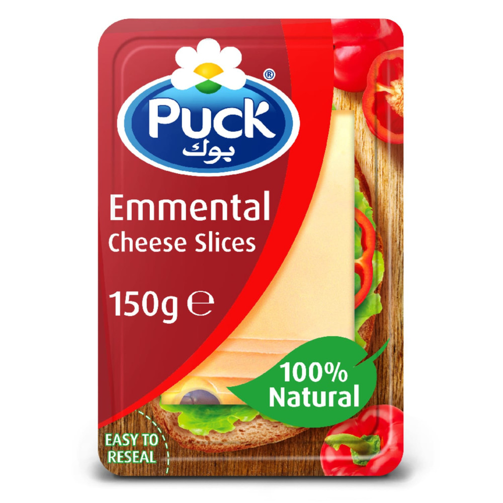 Puck - Emmental cheese slices 150 g