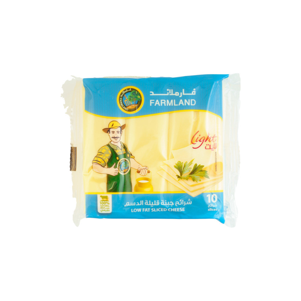 Farm Land Sliced Cheese Light 200 gm