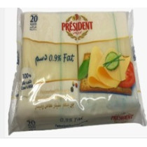 President Sliced Cheese Fat 400 gm